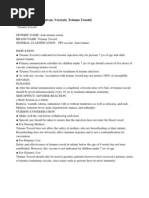 tetanus toxoid indication anti tetanus serum